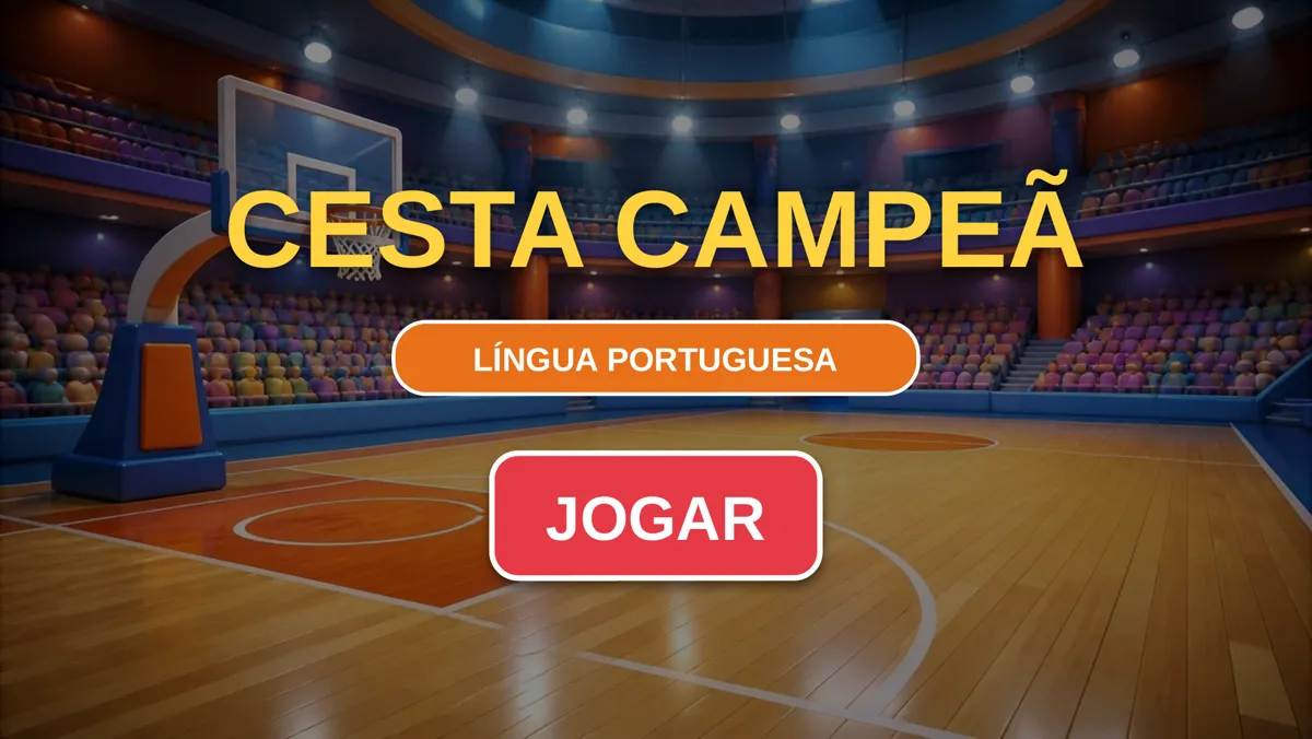 Tela de abertura do jogo Cesta Campeã